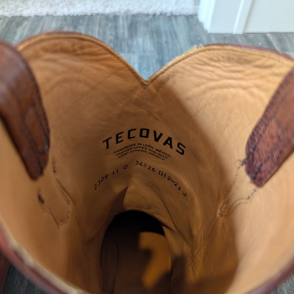 Tecovas Brown Leather Cowboy Boots - The Weston - Picture 3 of 7